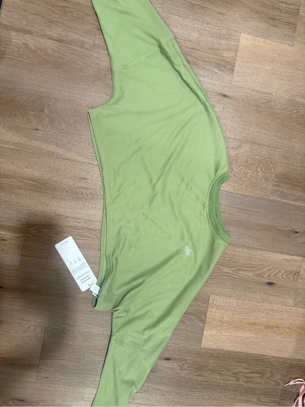 ALO Yoga Light Green Cropped One-Piece